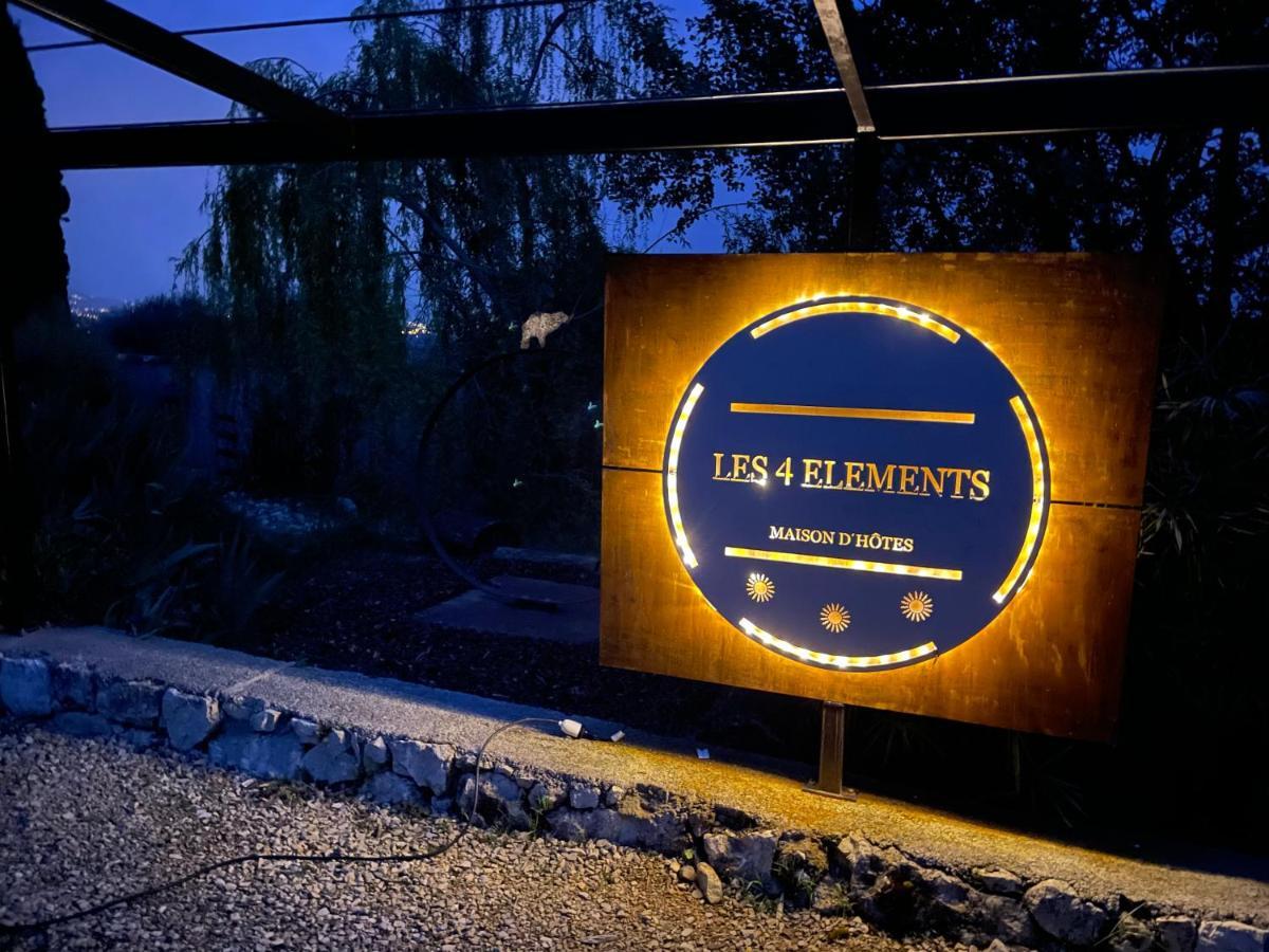 Les 4 Elements Bed & Breakfast Tourrettes-sur-Loup Eksteriør bilde
