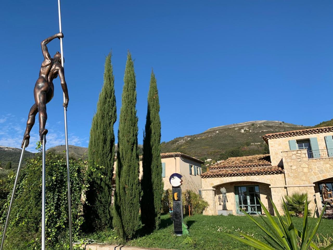 Les 4 Elements Bed & Breakfast Tourrettes-sur-Loup Eksteriør bilde
